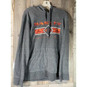 Oakley Pullover Gray Orange Camo Hoodie Sweatshirt - Mens Medium M